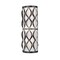 Z-Lite Harden Wall Sconce, 3-Light, 8 In.W x 4.5 In.L x 22.5 In.H, Matte Black/White 1948-3S-MB - alternate 2